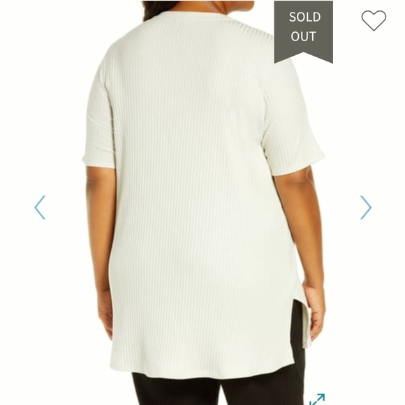 Eileen Fisher Ribbed Tunic NWT - Picture 4 of 6